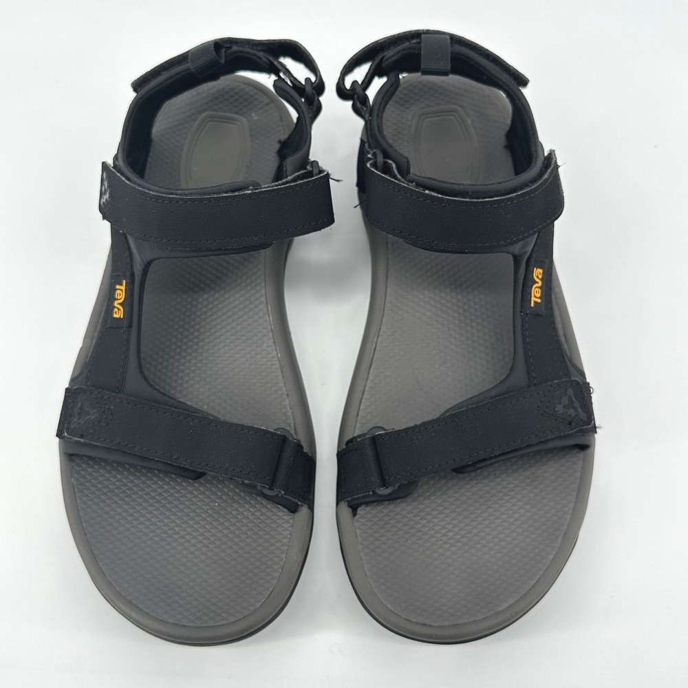 Teva Terra Fi 5 Universal Sandals Men Size 9 Black Grey 1110392 Gorpcore Hiking - Picture 2 of 9